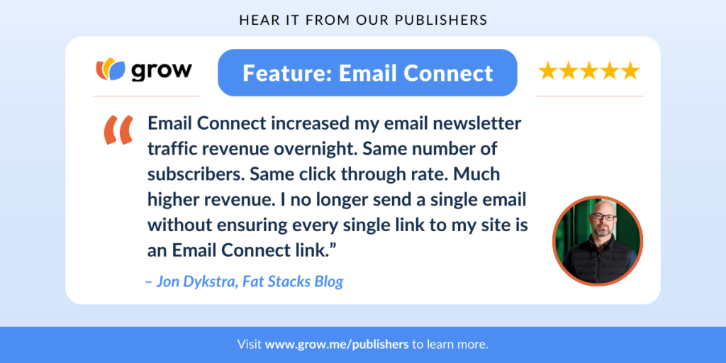 Jon Dykstra Quote about Email Connect